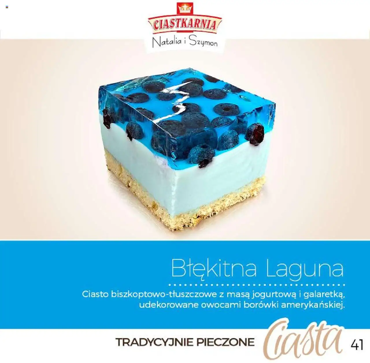 Topaz Gazetka - Ciast od 04.06.2025 | Strona: 41 | Produkty: Galaretka, Ciasto