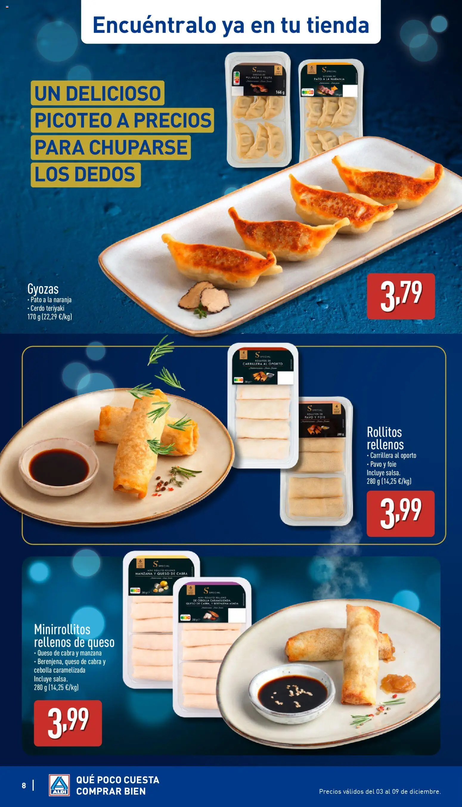 Aldi folleto Canarias │ válido desde el 04.12.2025 | Página: 8 | Productos: Queso, Cerdo, Manzana, Παγωμένο τσάι
