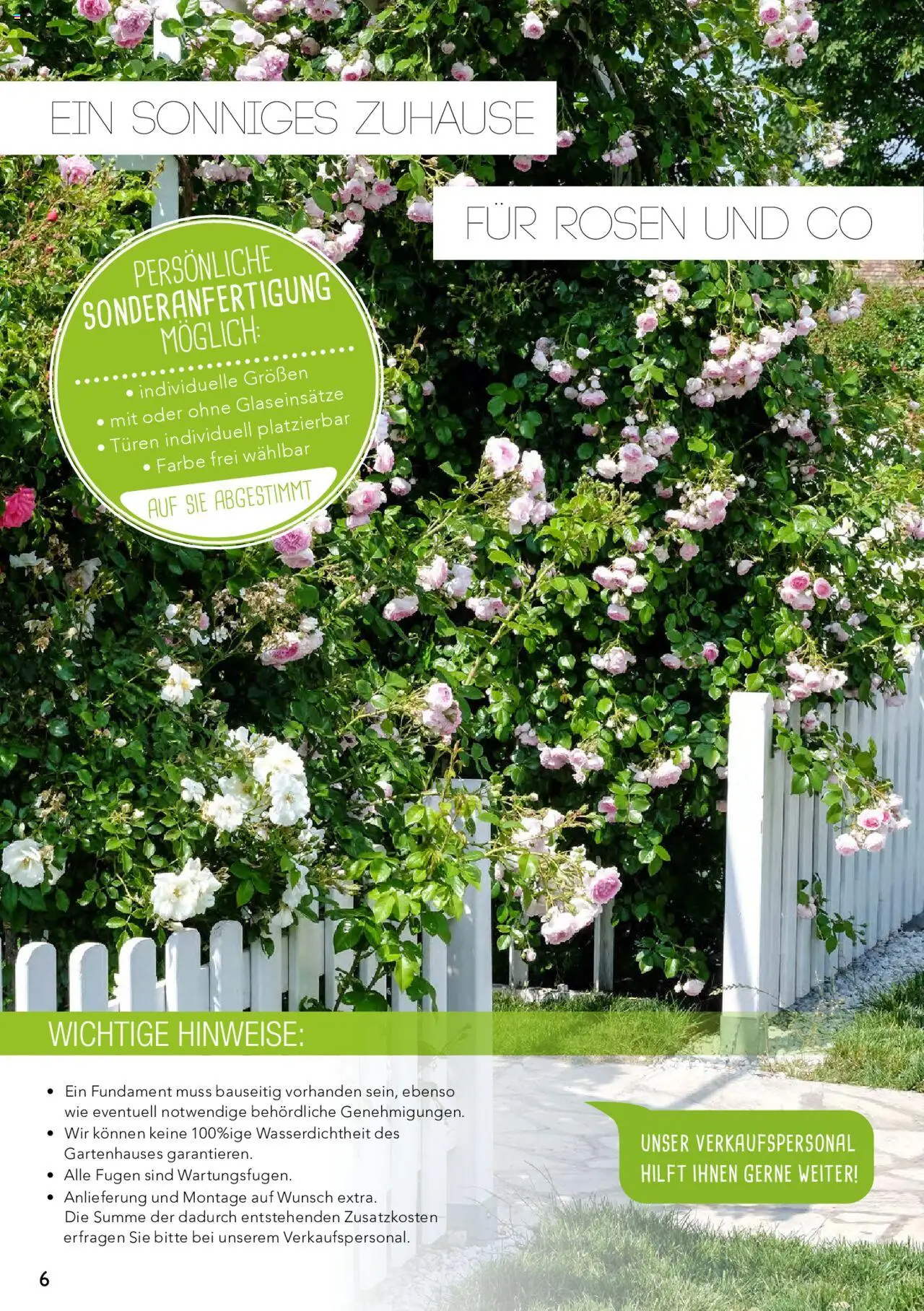 Rahaus Prospekt Gartenhäuser – gültig ab 01.09.2022 | Seite: 6