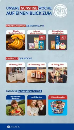 Aldi Süd Prospekt 	 ab 17.11.2025 gültig | Seite: 2 | Produkte: Up2fashion, Sweatshirt, Strickjacke