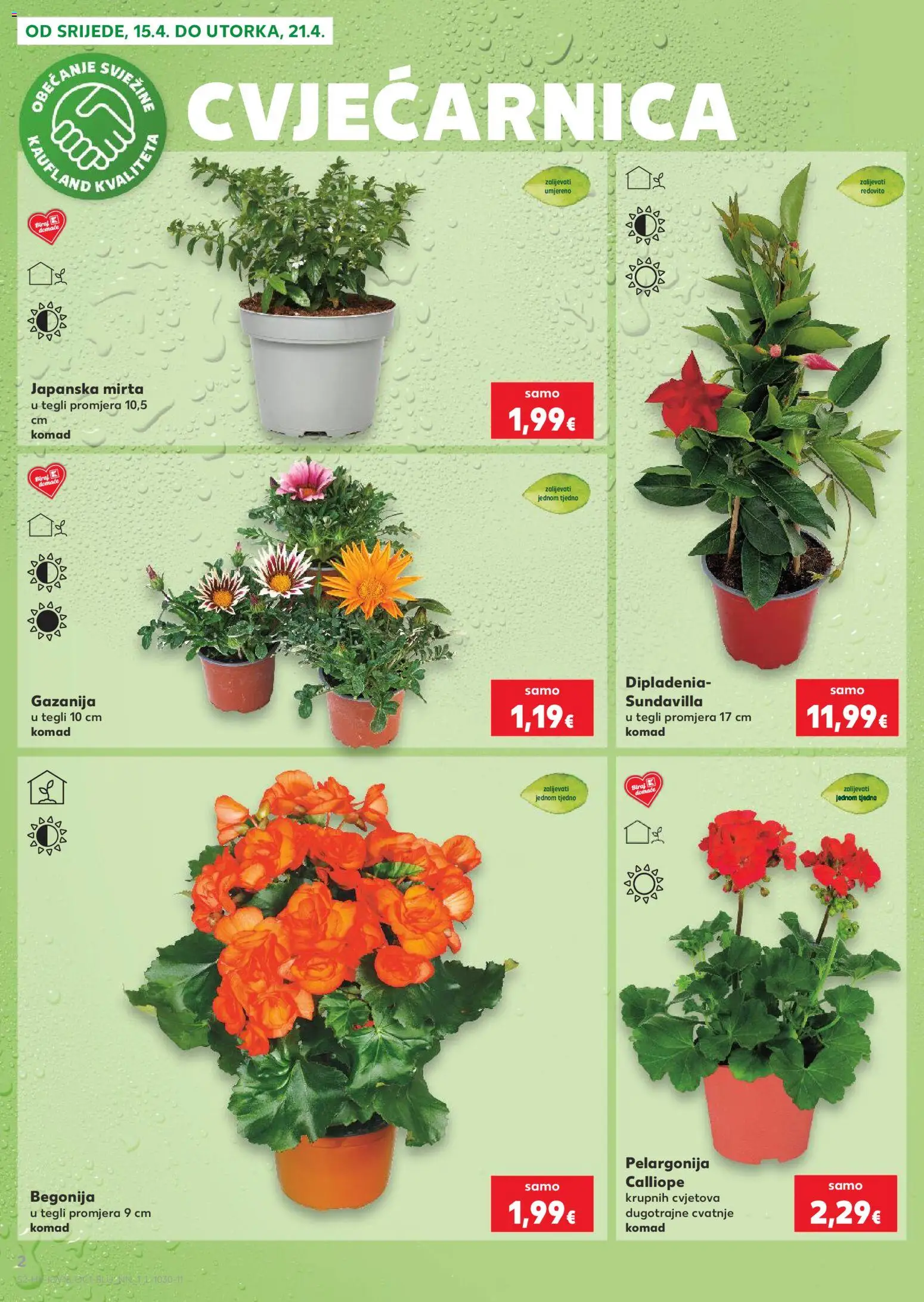 Kaufland HR akciós ujság - amely érvényes a következő dátumtól: 15.04.2026 | Oldal: 2