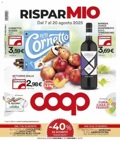 Anteprima del volantino COOP Volpiano catalogo valido a partire dal 07.08.2025