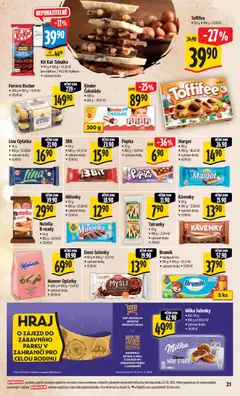 Náhled letáku Albert leták - Hypermarket od 29.10.2025 | Strana: 30 | Produkty: Tatranky, Kinder, Oplatky, Brumik