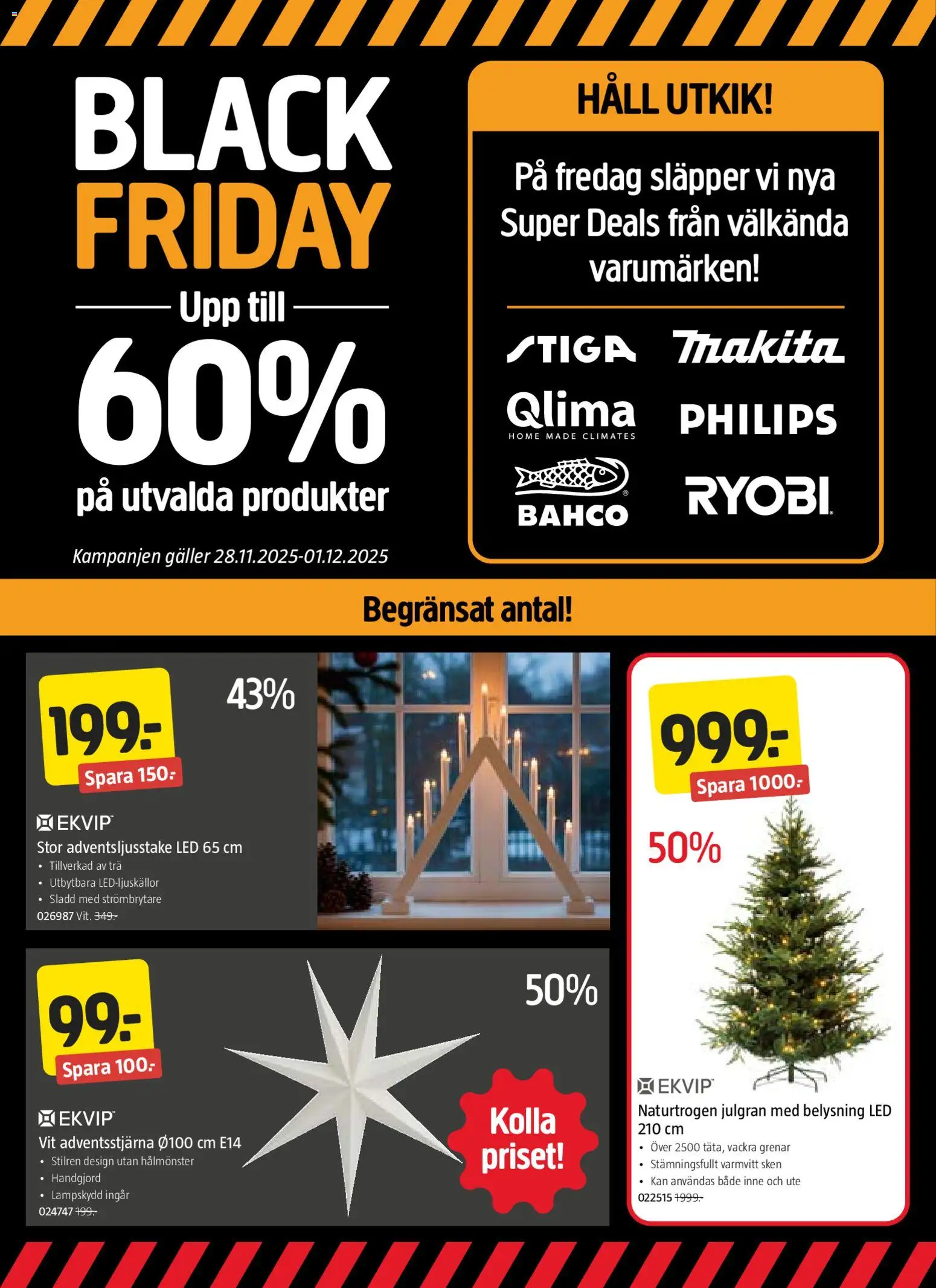 Jula reklamblad aktuell från 24.11.2025 | Sida: 7 | Produkter: Galler, Sladd, Häll
