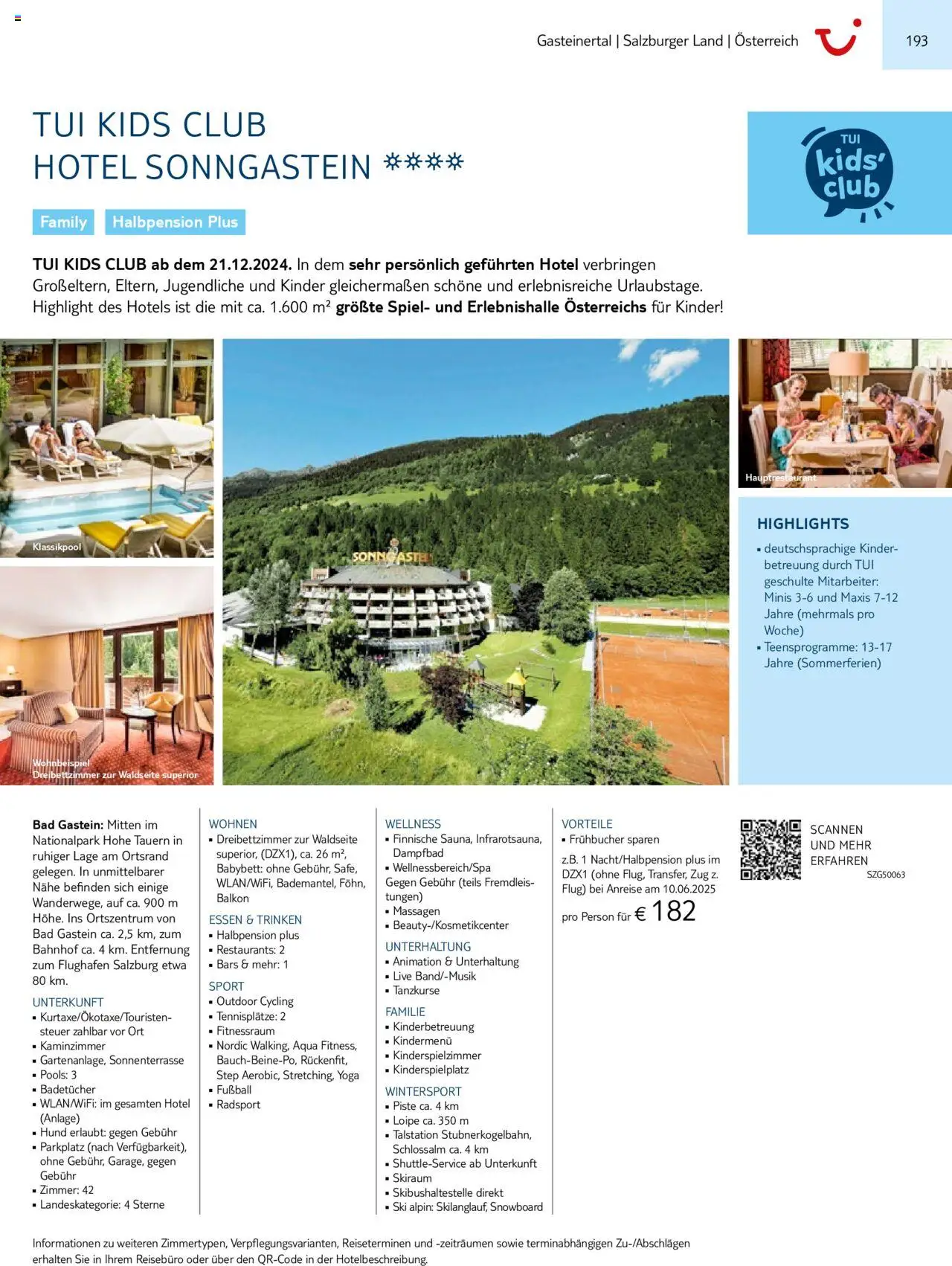 TUI Prospekt 	 – gültig ab 01.11.2024 | Seite: 193 | Produkte: Bad, Fußball, Ski, Snowboard