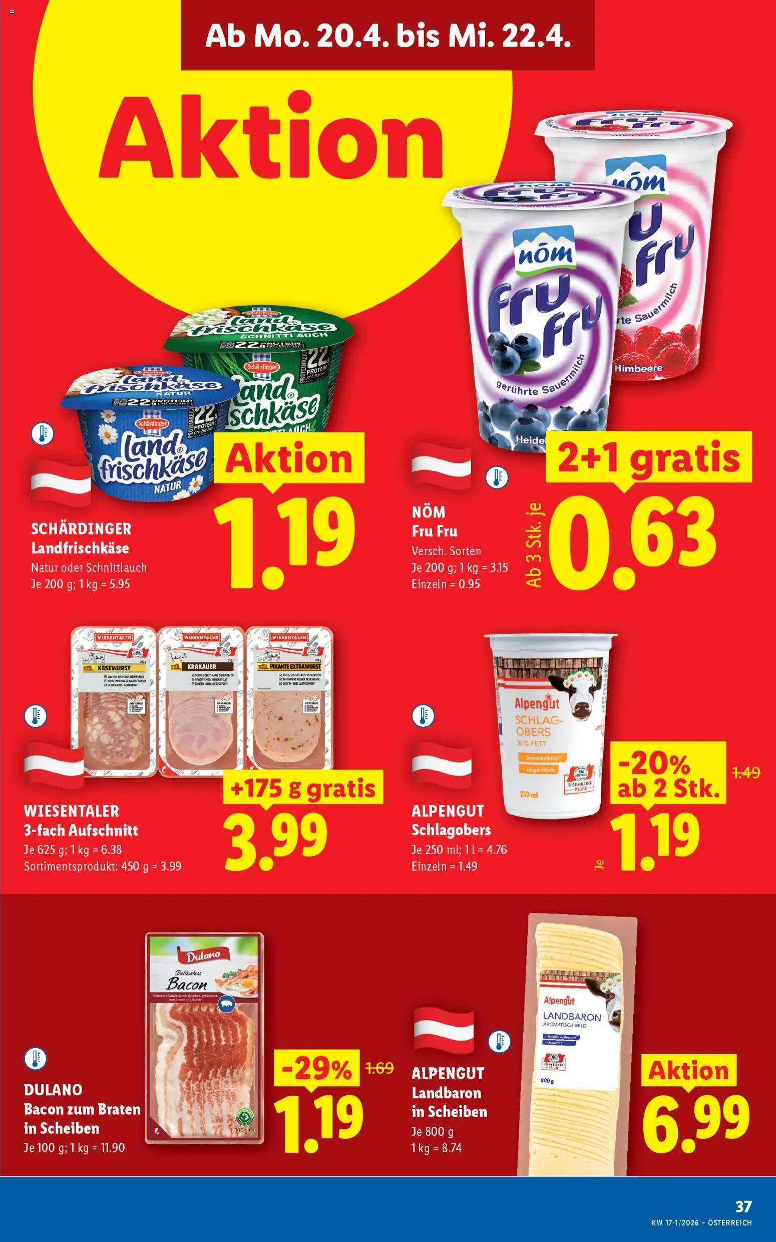 Lidl Flugblatt - Oberpullendorf, Güssing, Oberwart gültig ab 16.04.2026 | Seite: 40 | Produkte: Himbeere