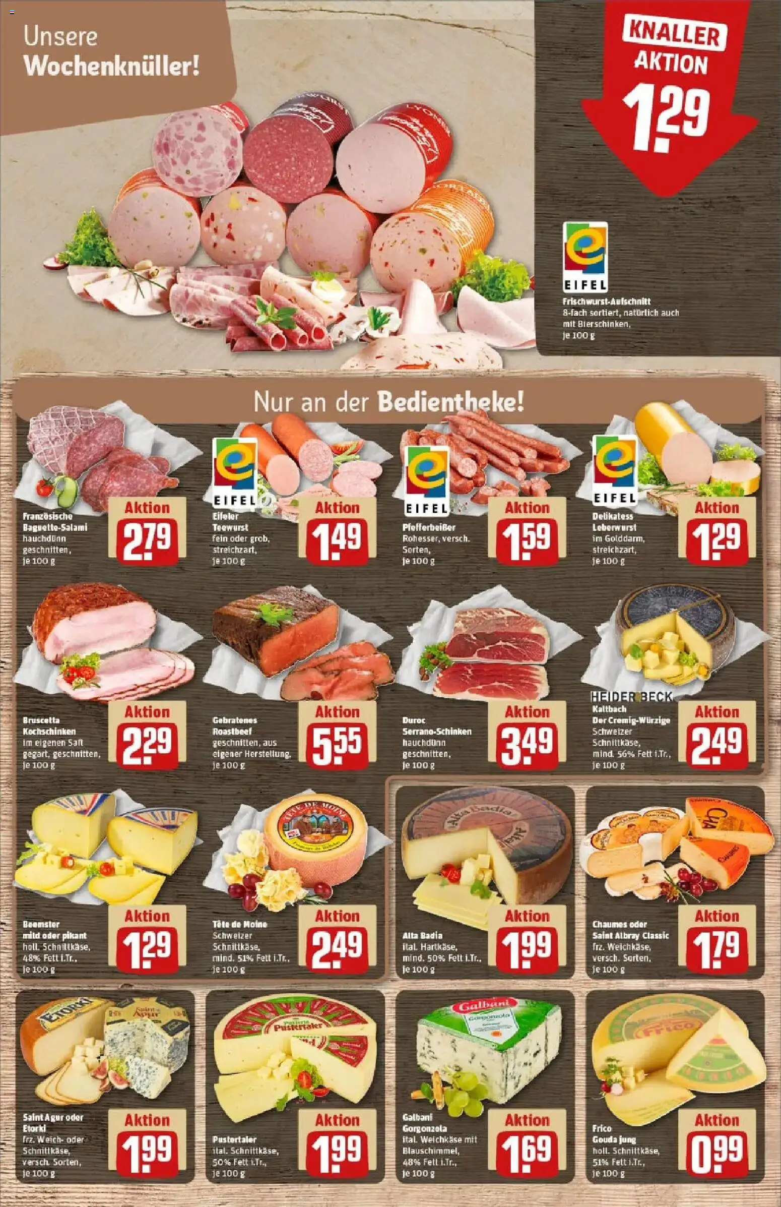 Rewe prospekt Cochem / Cond	 – gültig ab 22.12.2025 | Seite: 9 | Produkte: Gouda, Roastbeef, Salami, Saft
