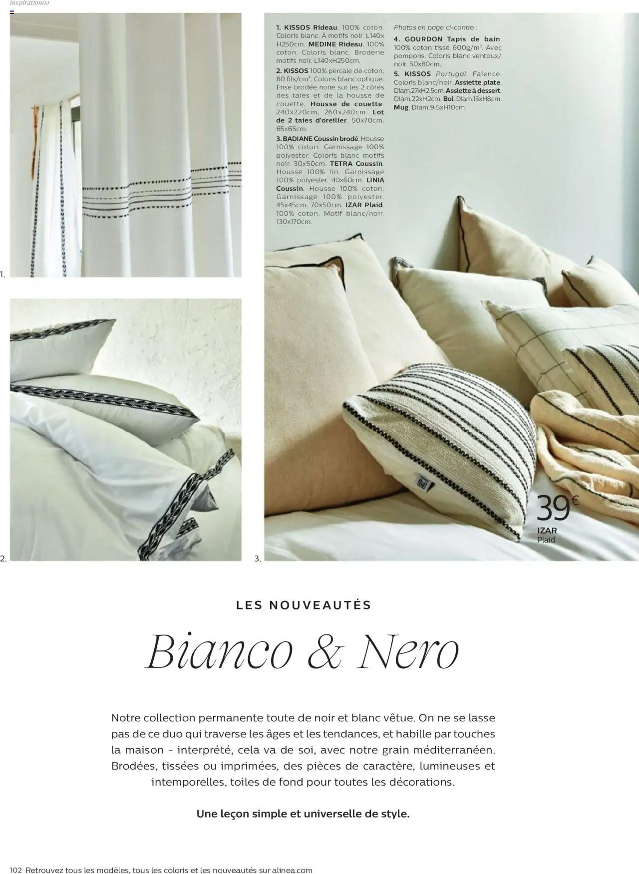 {H1} | Page: 102 | Produits: Coton, Tapis