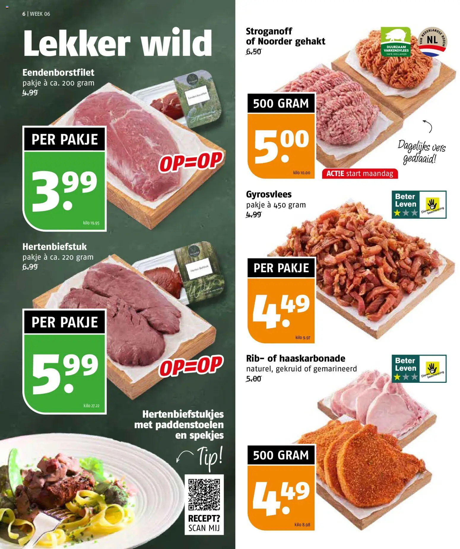 {H1} | Pagina: 6 | Producten: Varkensvlees, Gehakt