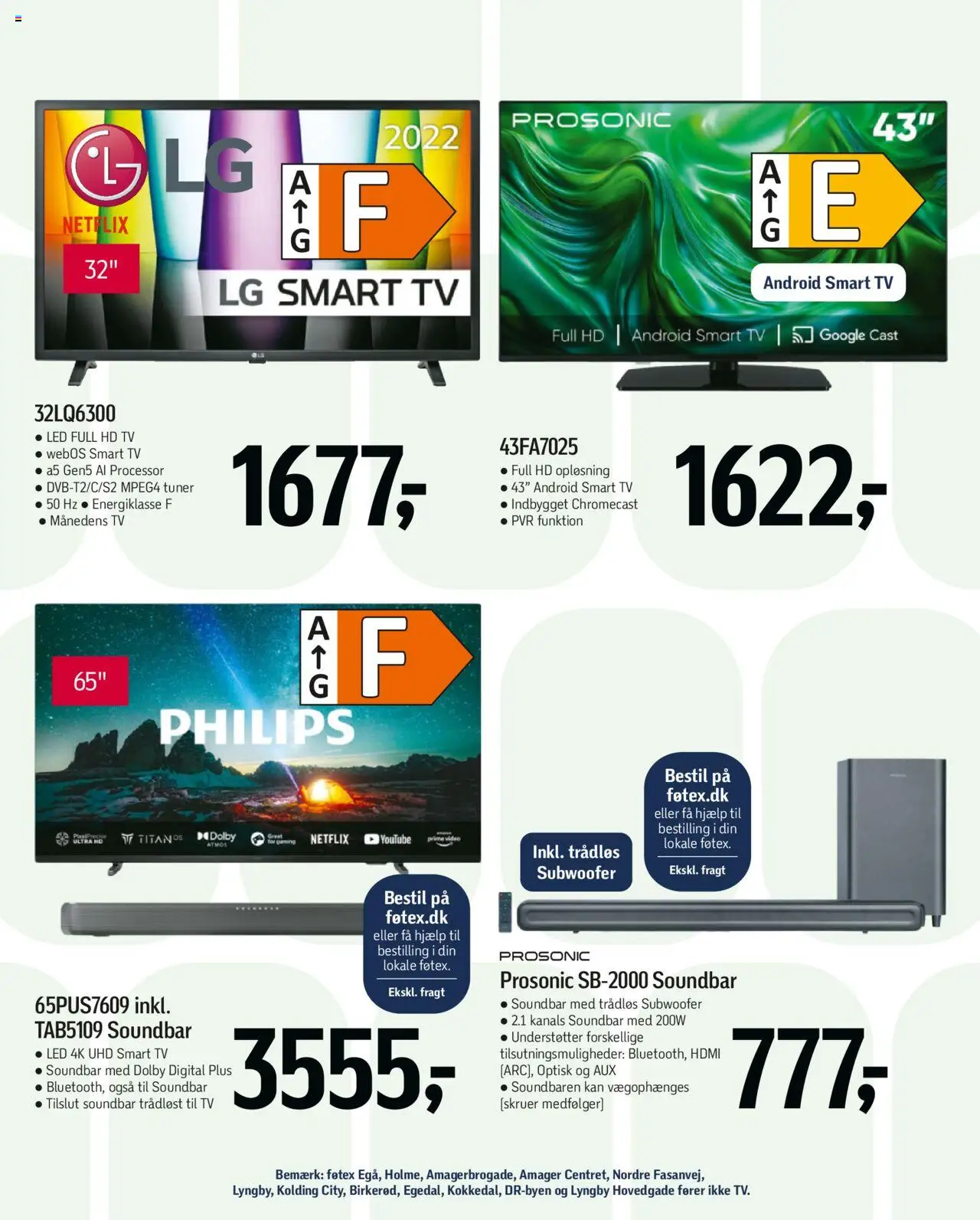 Føtex Tilbudsavis gyldig fra 15.08.2025 | Side: 42 | Produkter: Processor, Soundbar, Smart TV, TV