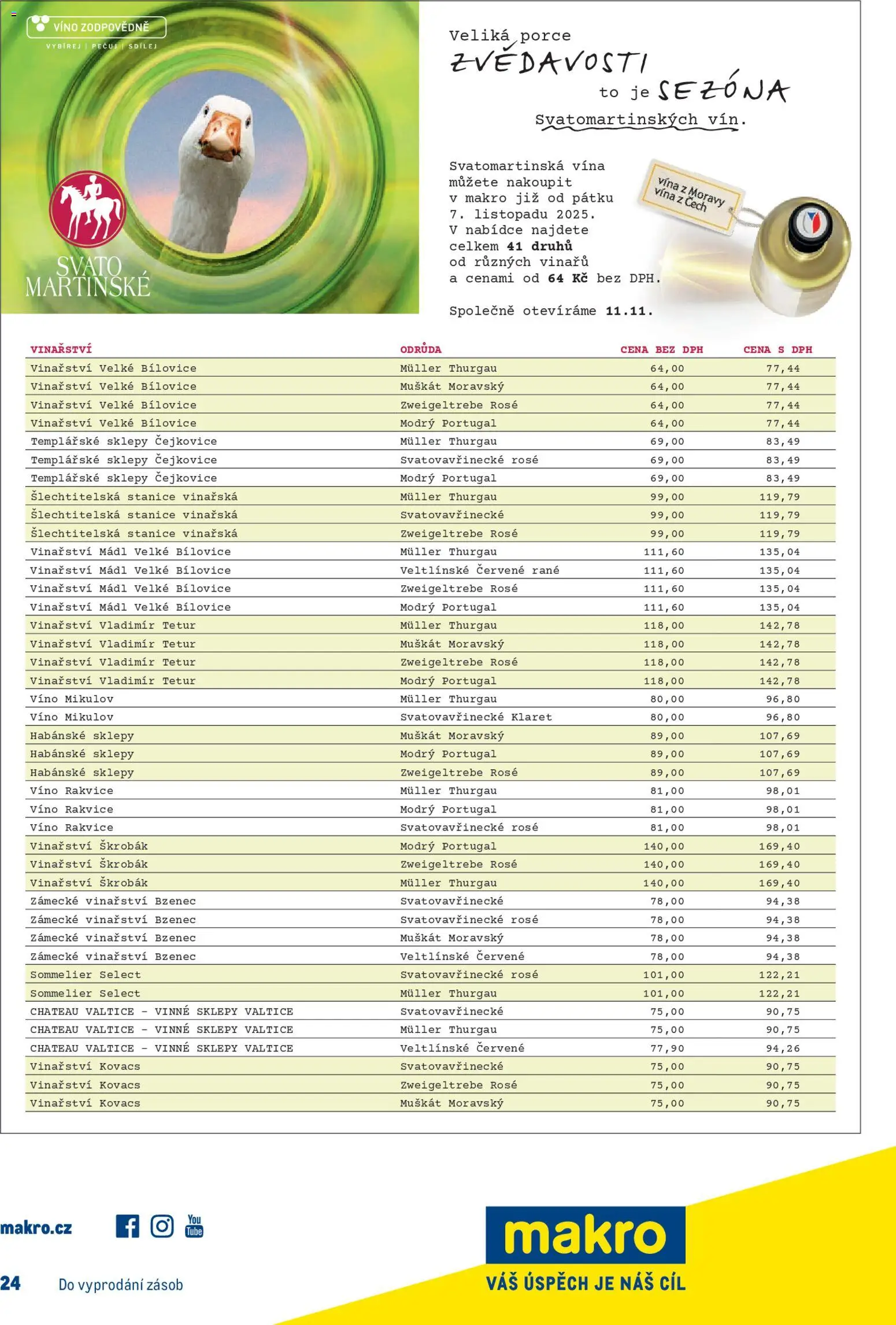 Makro leták - Pro milovníky jídla od 05.11.2025 | Strana: 29 | Produkty: Víno, Habánské sklepy