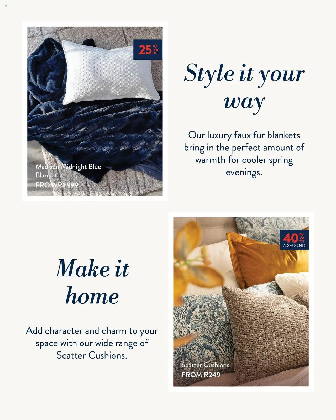 Volpes The Comfort of Home, Made here │ valid from 25.08.2025 | Page: 3 | Products: Blankets, Blanket, Cooler