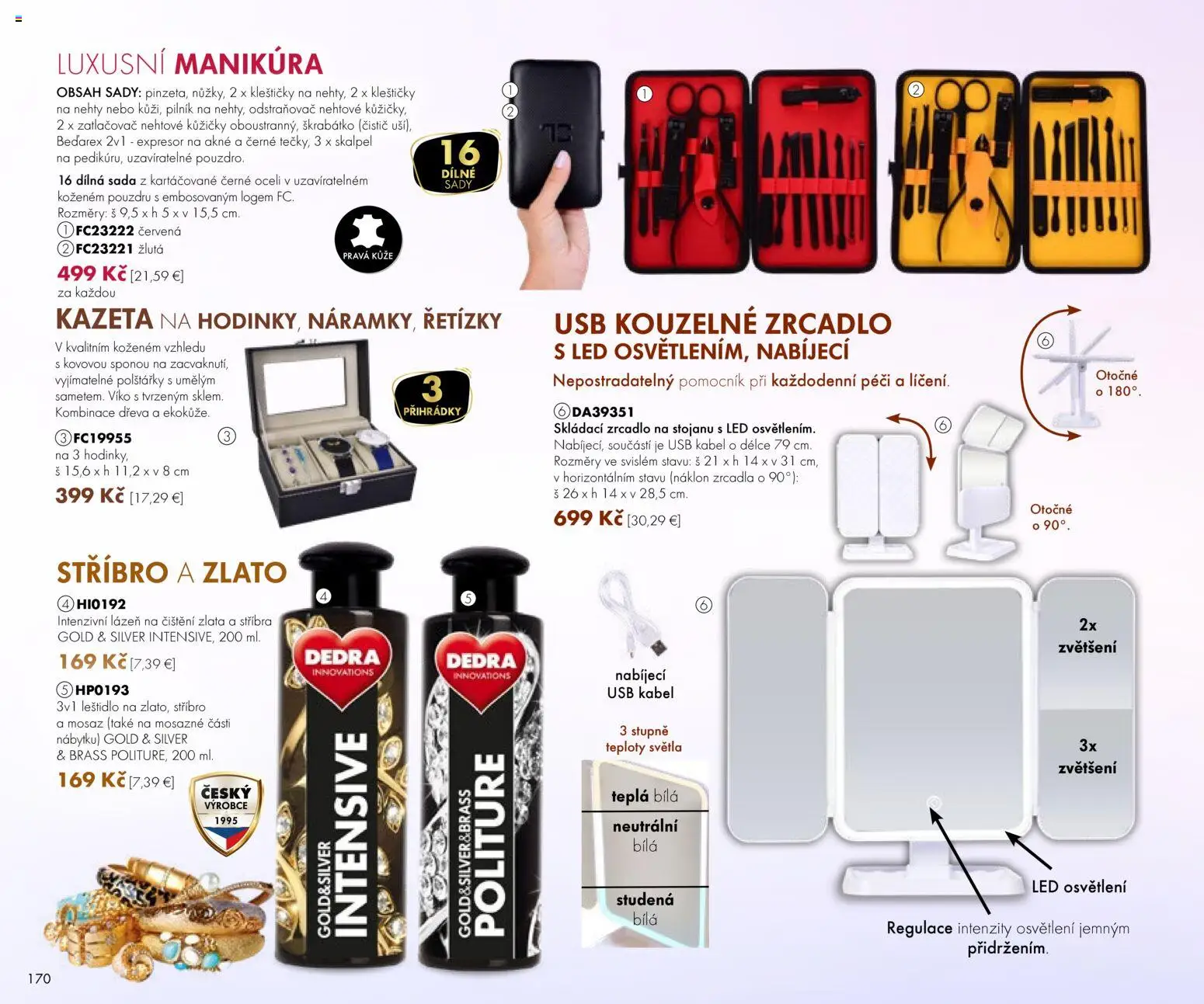 Nové Dedra akcie – leták je platný od 24.04.2026 | Strana: 70 | Produkty: Led, Kábel, USB, Svetlá