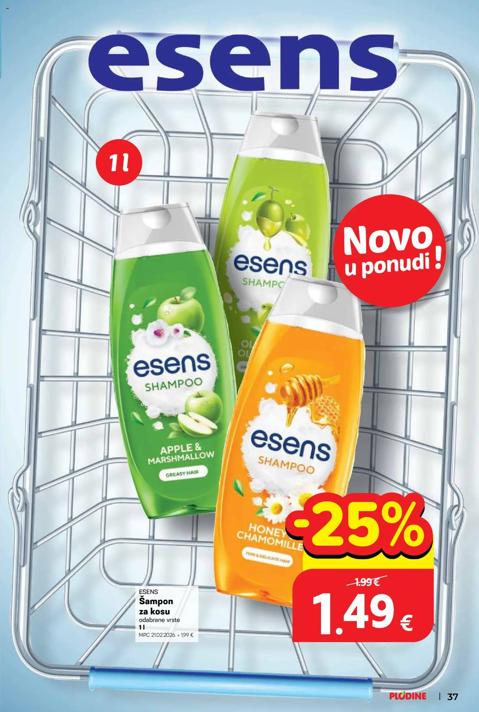 Plodine katalog | vrijedi od 11.03.2026 | Stranica: 37 | Proizvodi: Šampon
