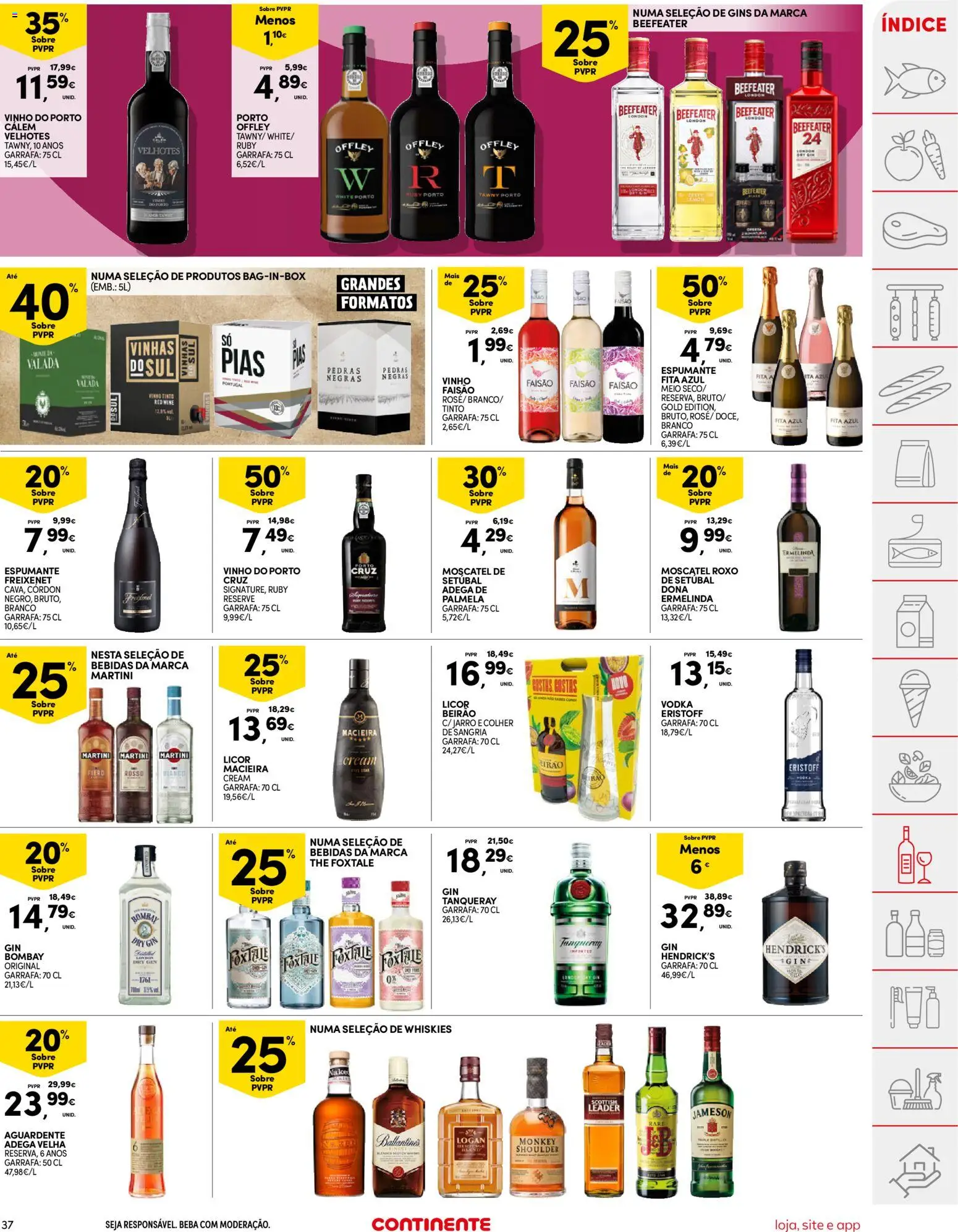 Continente folheto │ válido de 04.11.2025 | Página: 37 | Produtos: Espumante, Licor, Macieira cream, Vodka