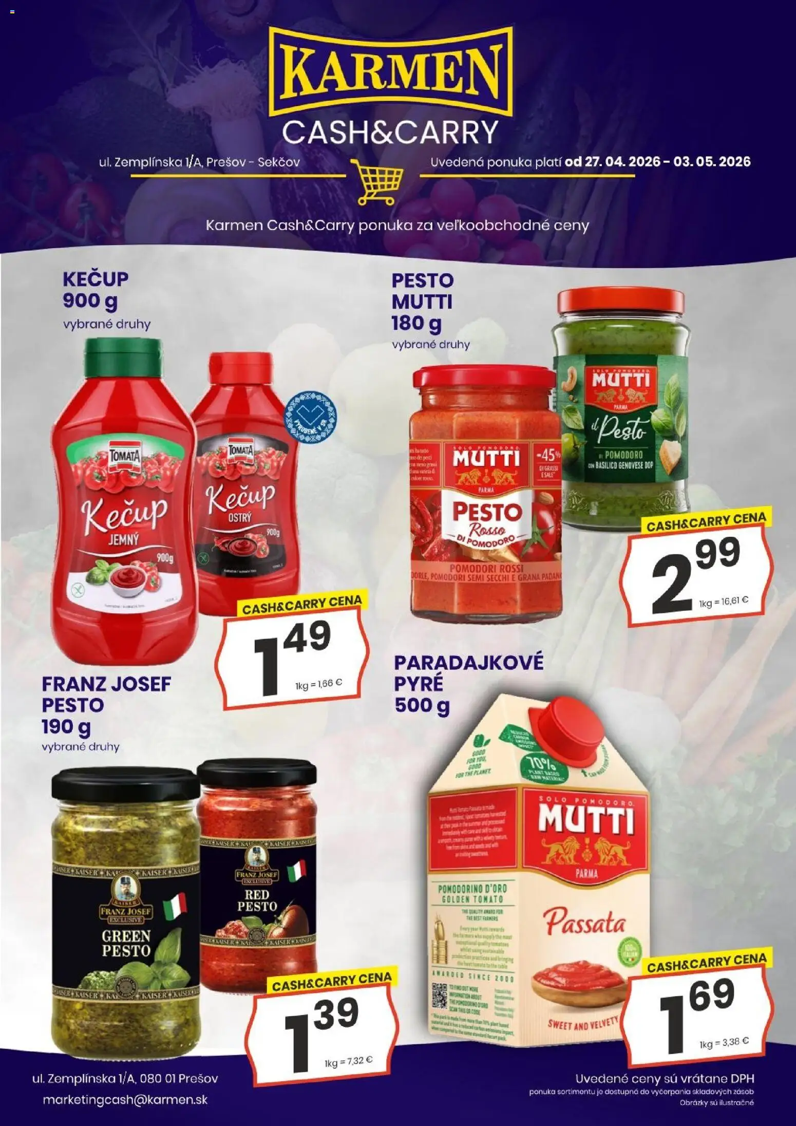 Nové KARMEN CBA akcie – leták je platný od 27.04.2026 | Strana: 10 | Produkty: Kečup