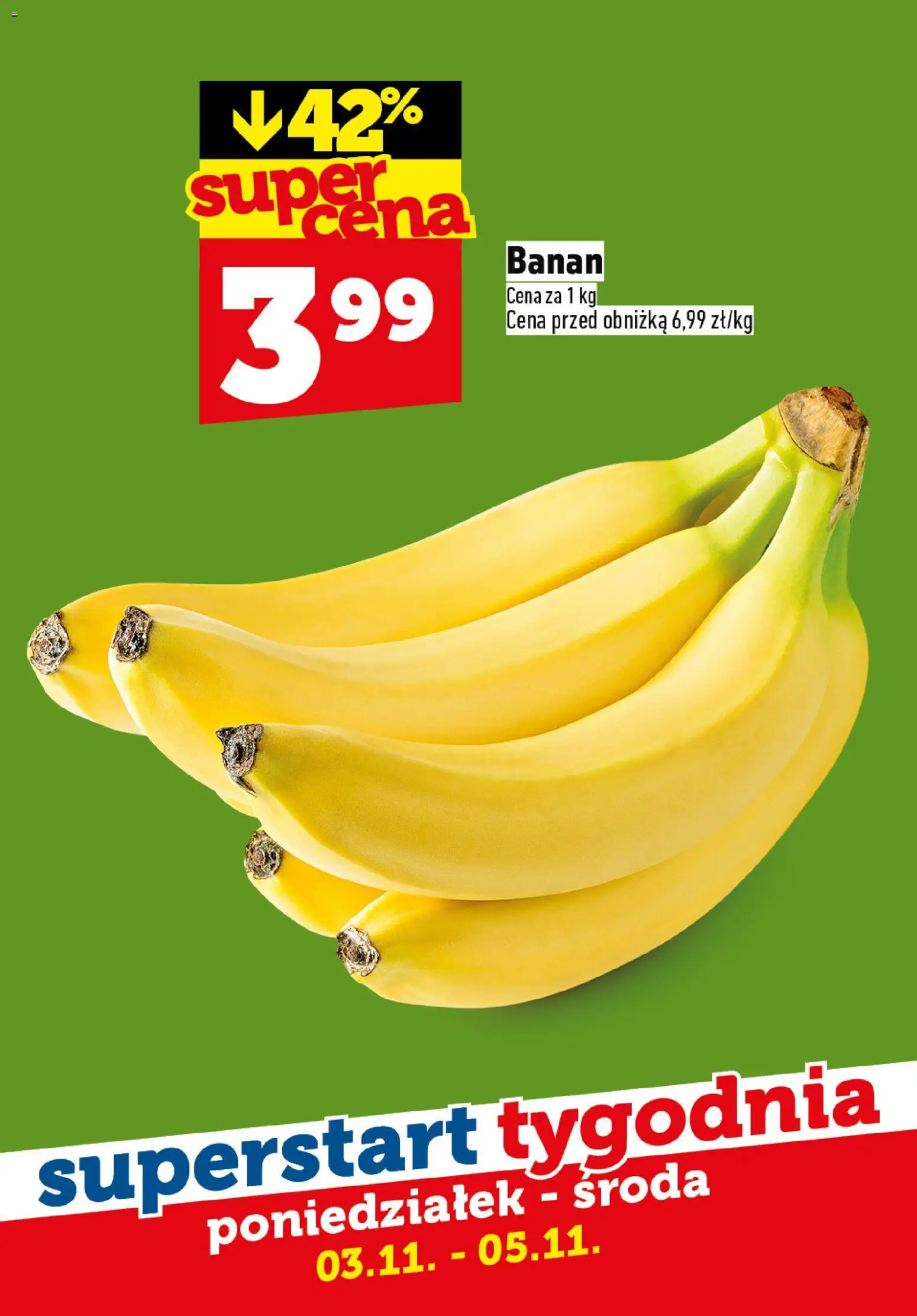 Topaz Gazetka - Superstart tygodnia od 03.11.2025 | Strona: 4 | Produkty: Banan