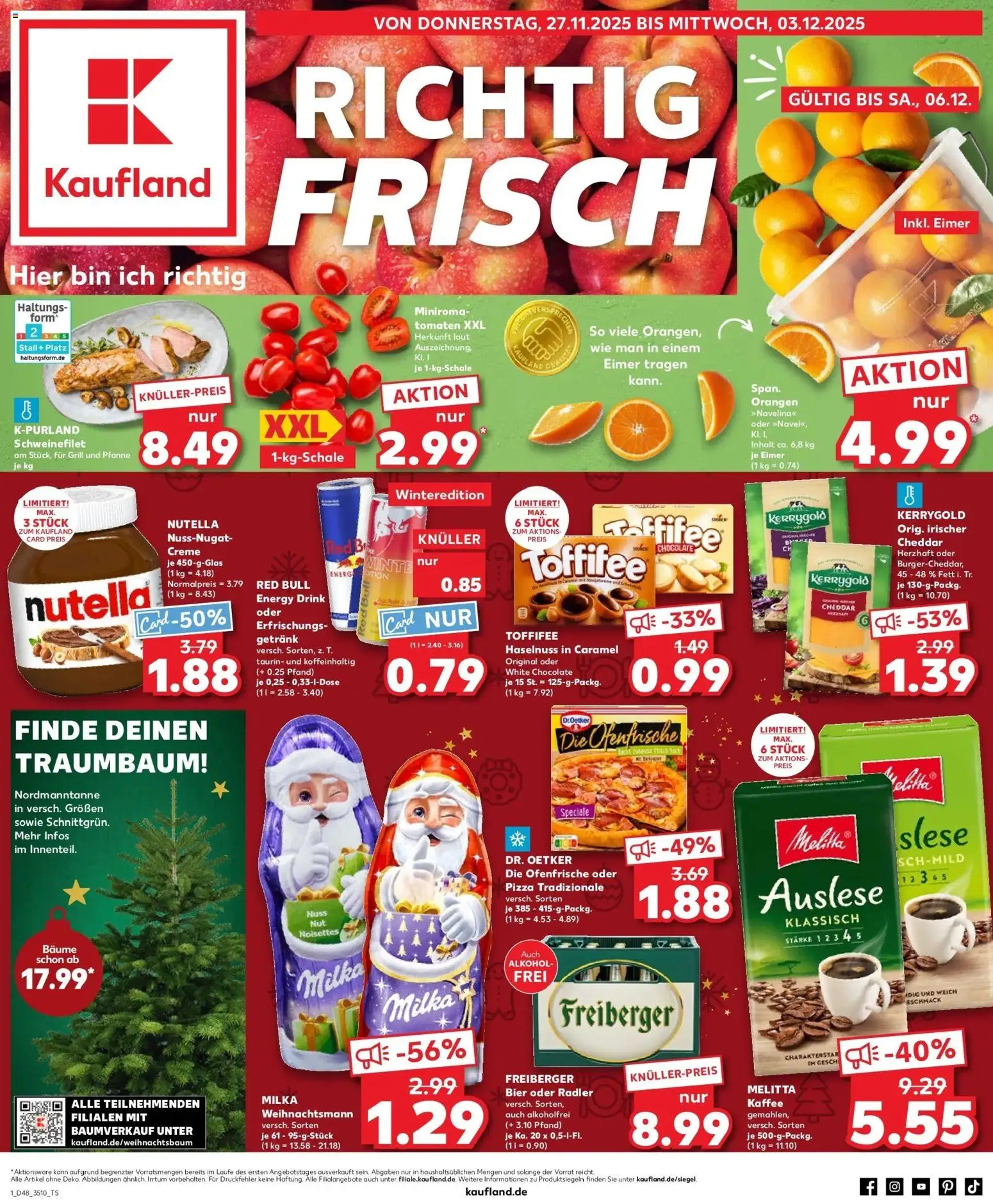 Kaufland prospekt Meißen	 – gültig ab 27.11.2025 | Seite: 2 | Produkte: Energy, Bier, Milka, Ofenfrische