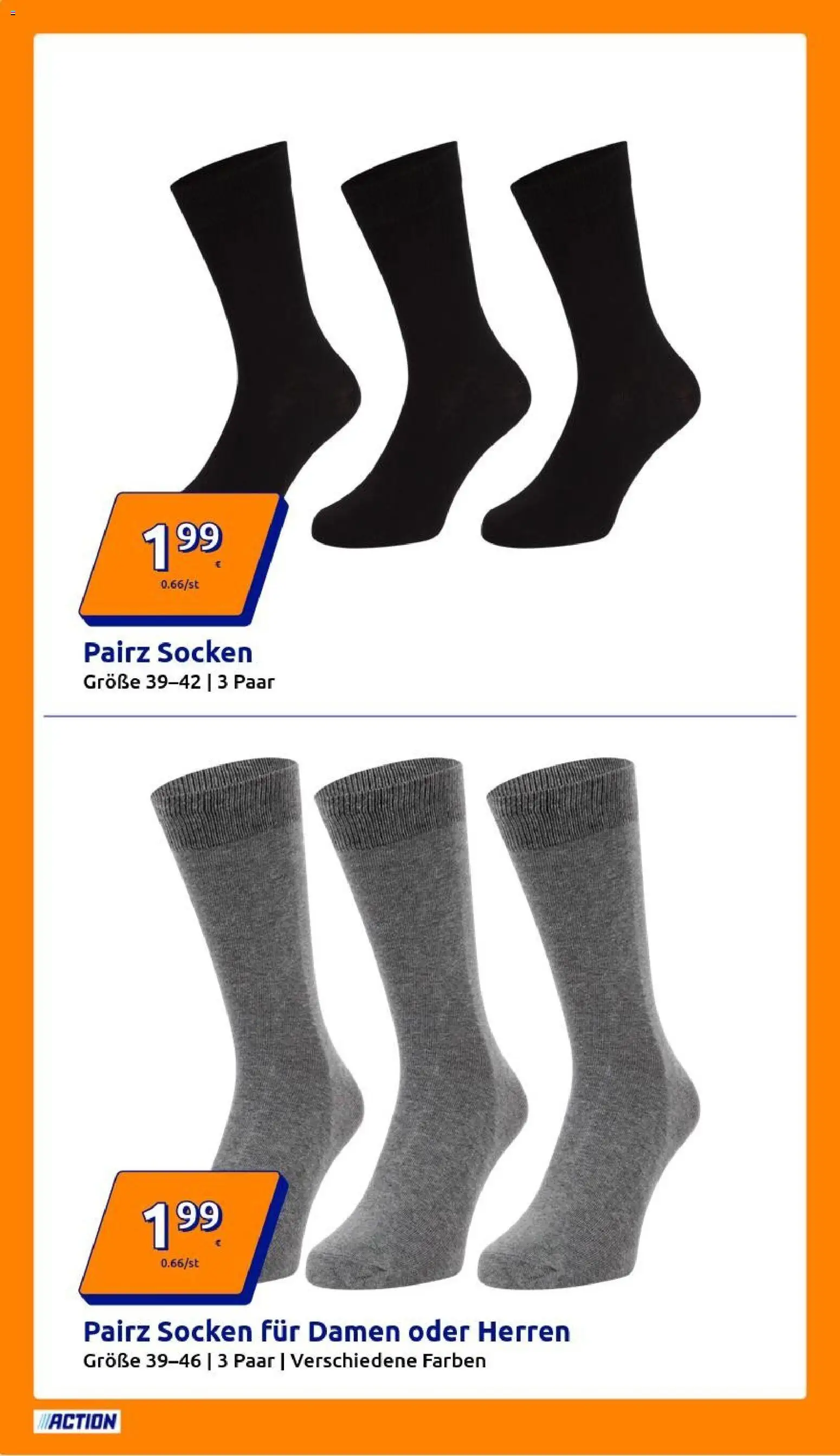 Action Flugblatt gültig ab 04.02.2026 | Seite: 4 | Produkte: Socken