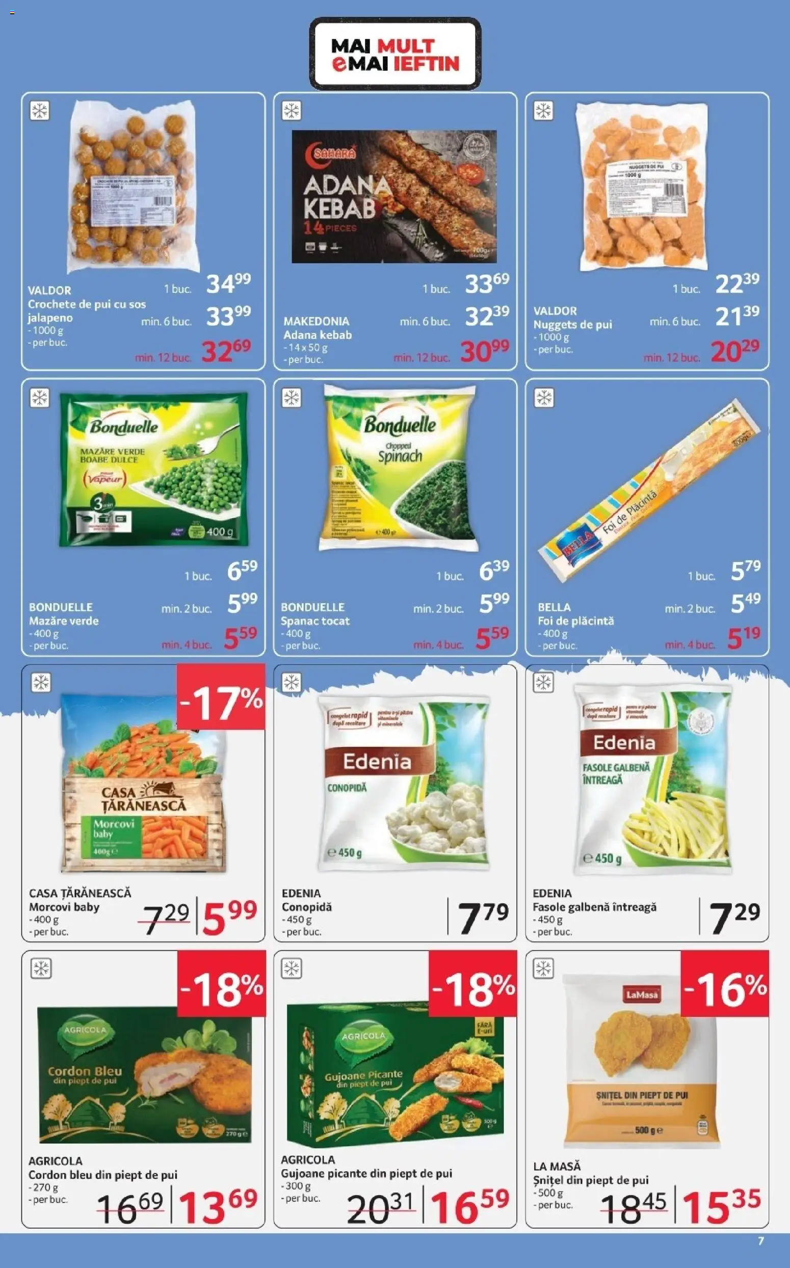 Noul catalog Selgros – valabil de la 06.03.2026 | Pagină: 7 | Produse: Masă, Cordon bleu, Plăcintă, Sos