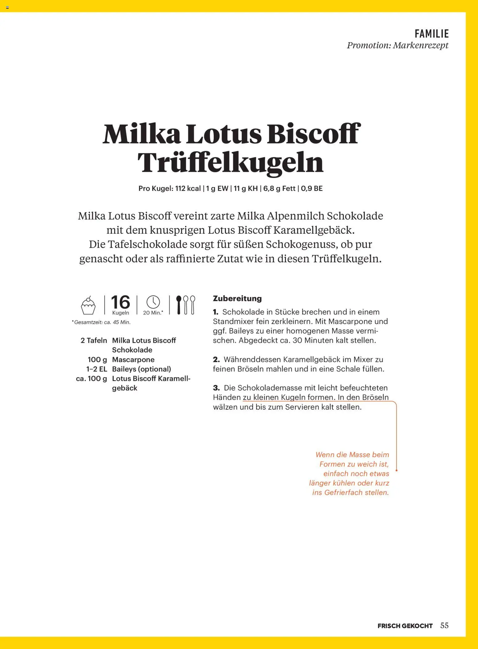 Billa  Frisch Gekocht gültig ab 01.11.2025 | Seite: 51 | Produkte: Mixer, Schokolade