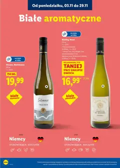 Pogląd oferty "Riesling, Mosel, 750 ml" - ważna od 03.11.2025 | Strona: 17