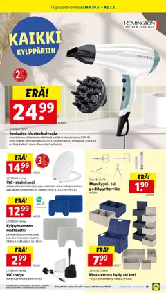  | Sivu: 25 | Tuotteet: Hiustenkuivaaja, Kansi, Hylly, Kori