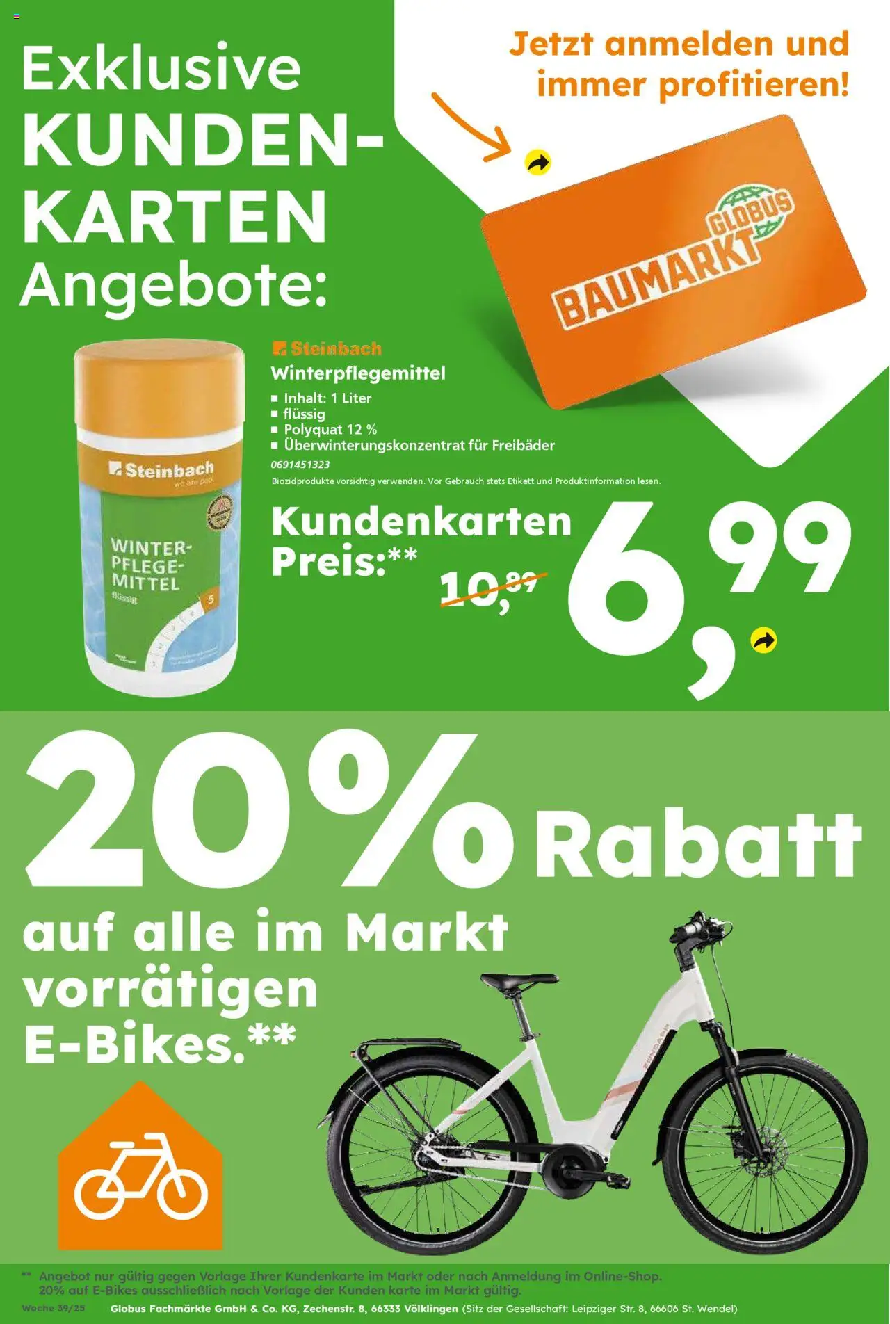 Globus Baumarkt Prospekt 	 – gültig ab 22.09.2025 | Seite: 8