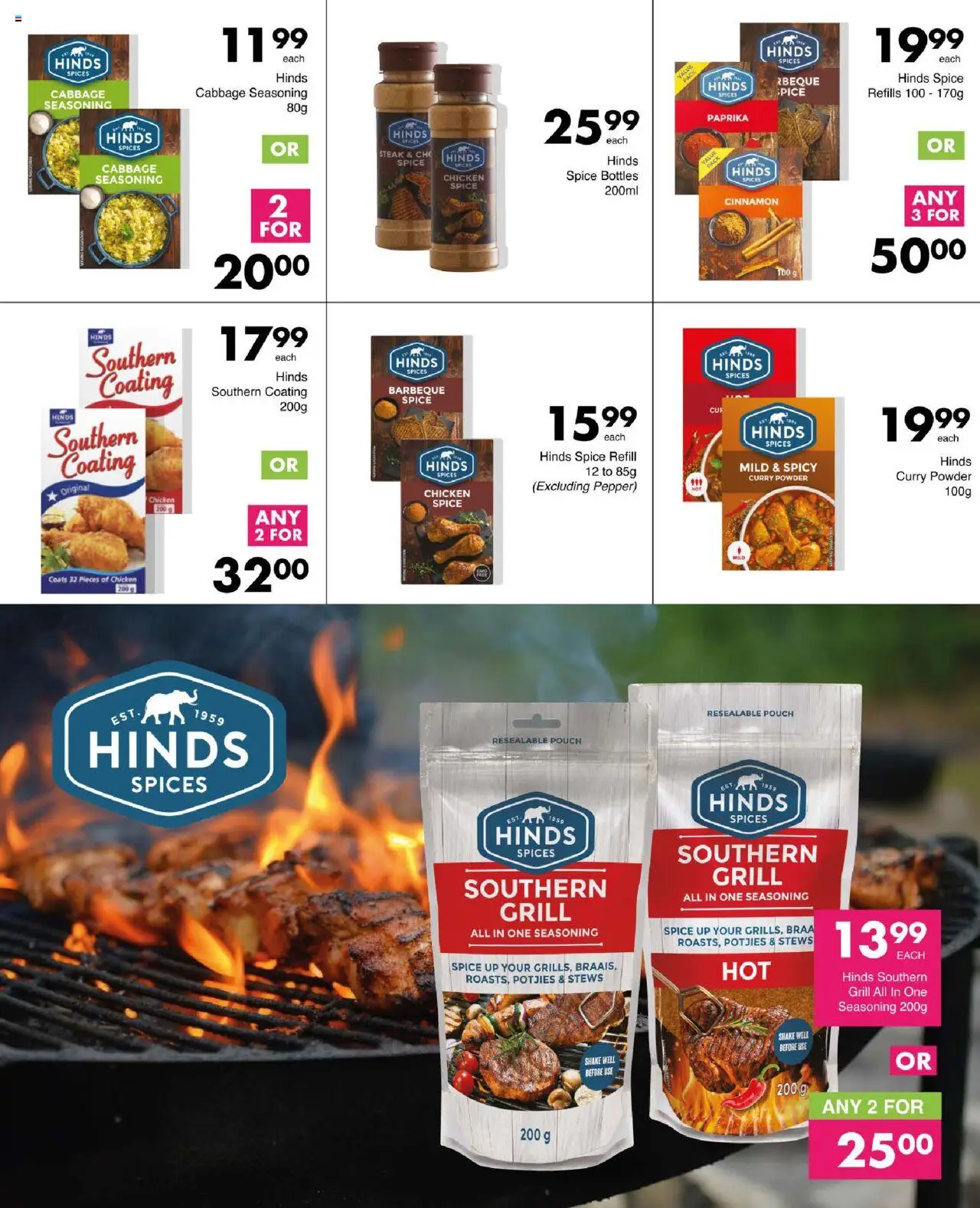 New Save catalogue – valid from 25.09.2025 | Page: 21 | Products: Grill, Steak, Curry powder, Pepper
