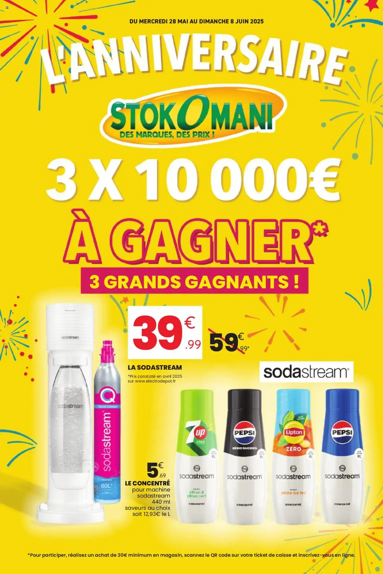  | Page: 1 | Produits: Citron, Citron vert, Pêche, Sodastream