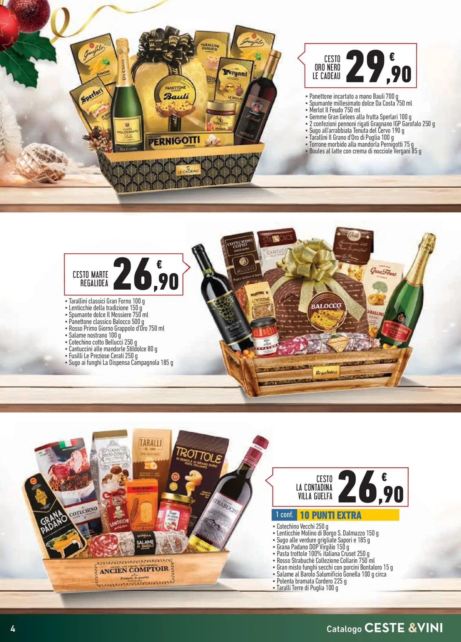 Volantino Conad del 06.11.2025 | Pagina: 4 | Prodotti: Salame, Panettone, Spumante, Fusilli