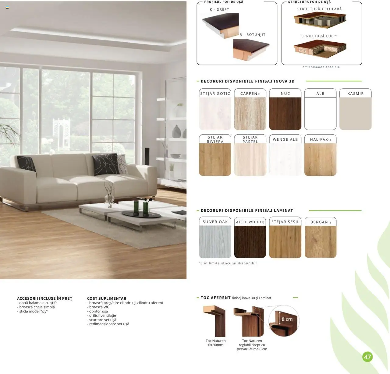 Noul catalog Proges – valabil de la 01.08.2025 | Pagină: 47 | Produse: Ușă