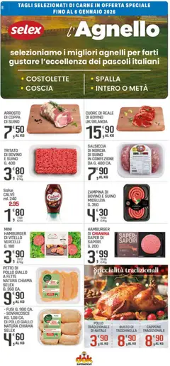 Anteprima del volantino Volantino DOK	 valido a partire dal 30.12.2025 | Pagina: 8 | Prodotti: Pollo, Suino, Salsiccia, Hamburger
