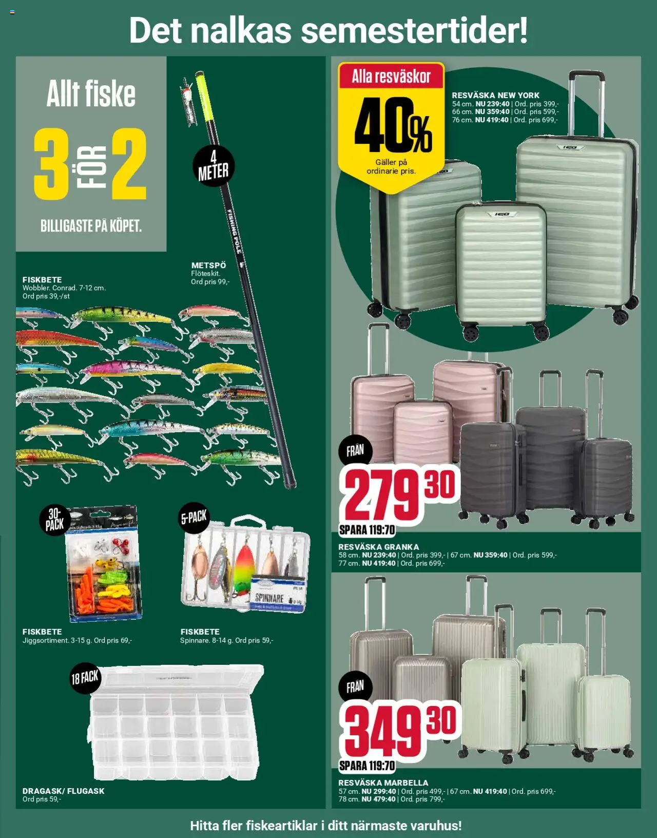 ÖoB reklamblad aktuell från 16.06.2025 | Sida: 11 | Produkter: Galler, Resväska