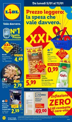Anteprima del volantino Lidl Roma catalogo valido a partire dal 05.01.2026