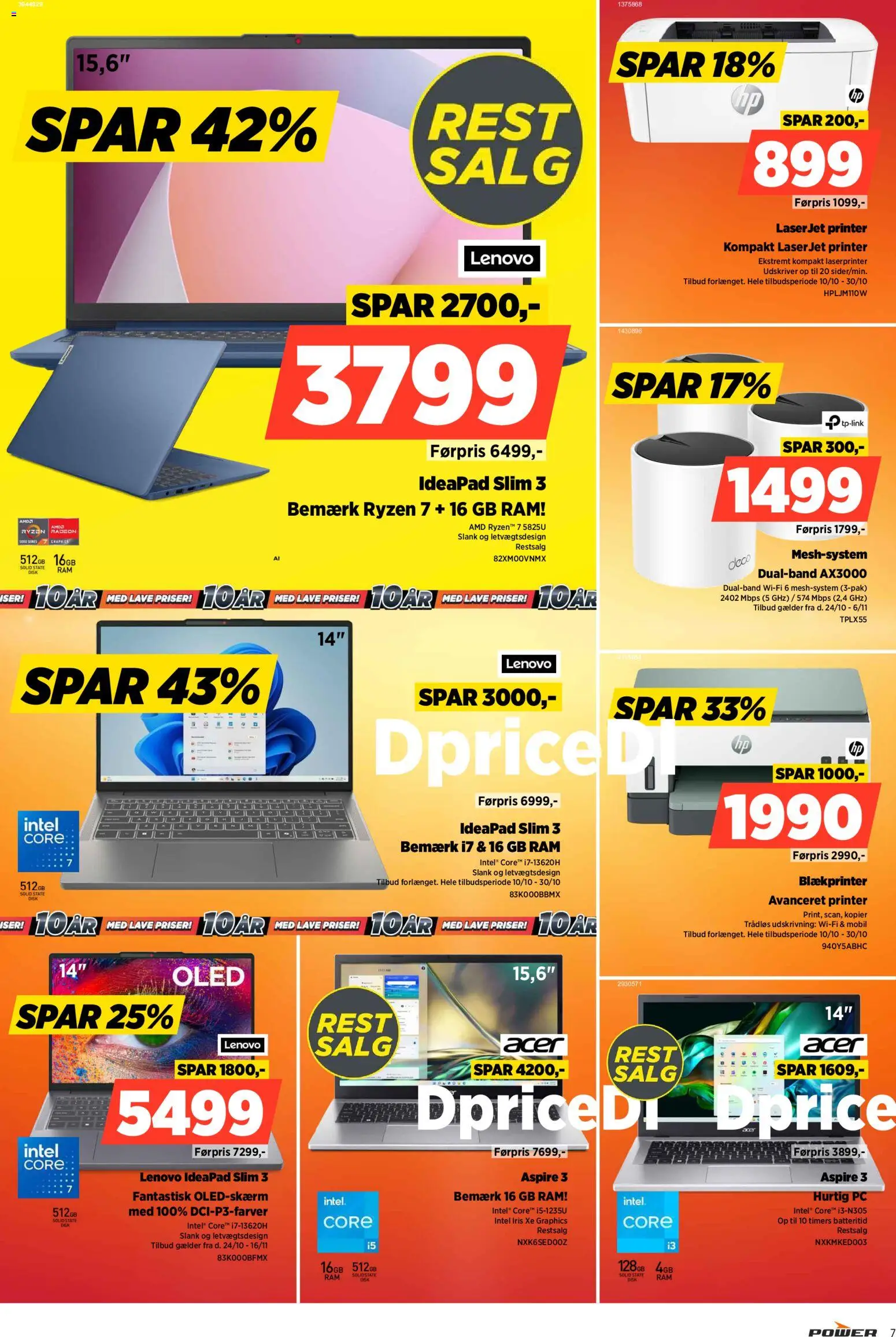 Power tilbudsavis – gyldig fra 24.10.2025 | Side: 7 | Produkter: RAM, Disk, PC, Printer