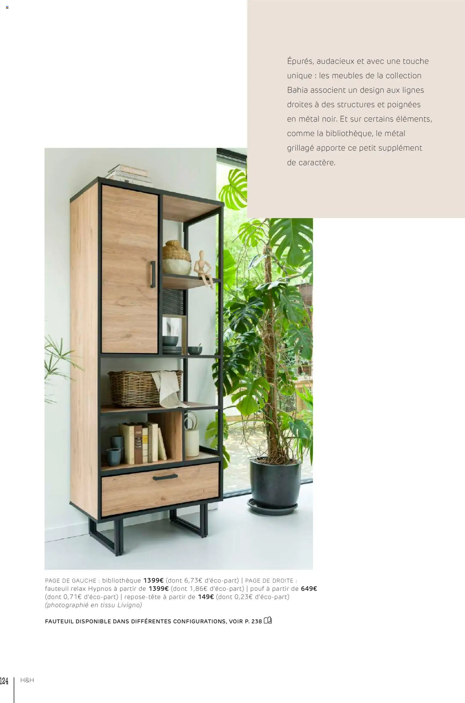 {H1} | Page: 124 | Produits: Poignées, Fauteuil