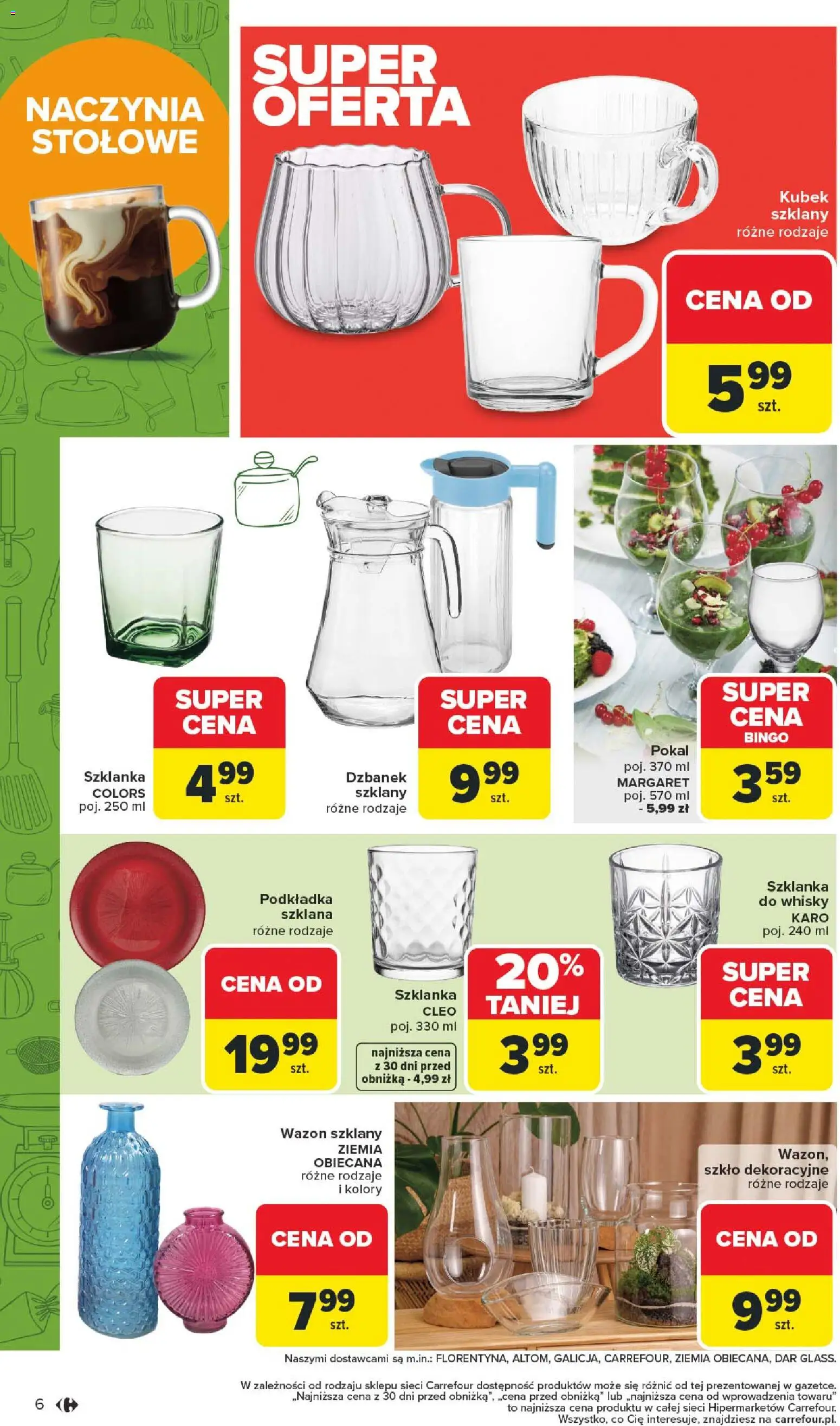Carrefour Gazetka - Łap super okazje od 02.02.2026 | Strona: 6 | Produkty: Szklanka, Dzbanek, Wazon, Whisky