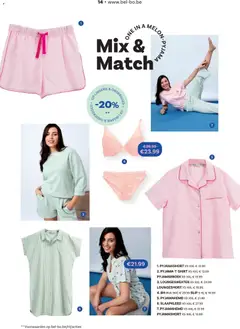 Bel&Bo folder - Voorbeeld van een folder van Bel&Bo, geldig van 02.03.2026 | Pagina: 14 | Producten: Slip, Bh