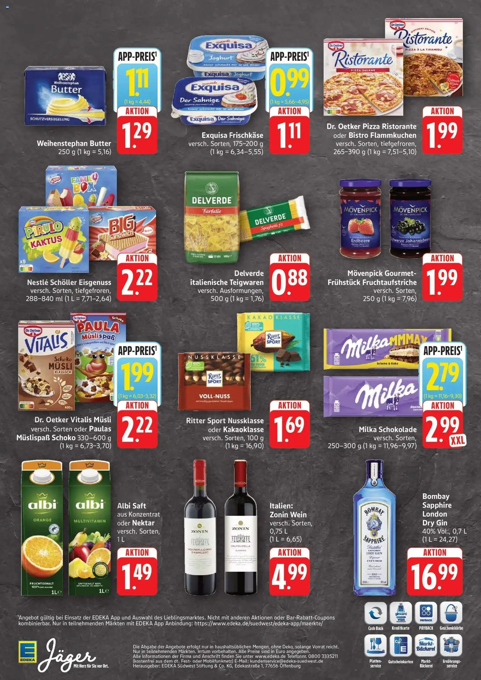 Edeka prospekt Stuttgart-Degerloch	 – gültig ab 15.03.2026 | Seite: 2 | Produkte: Musli, Pasta, Wein, Gin