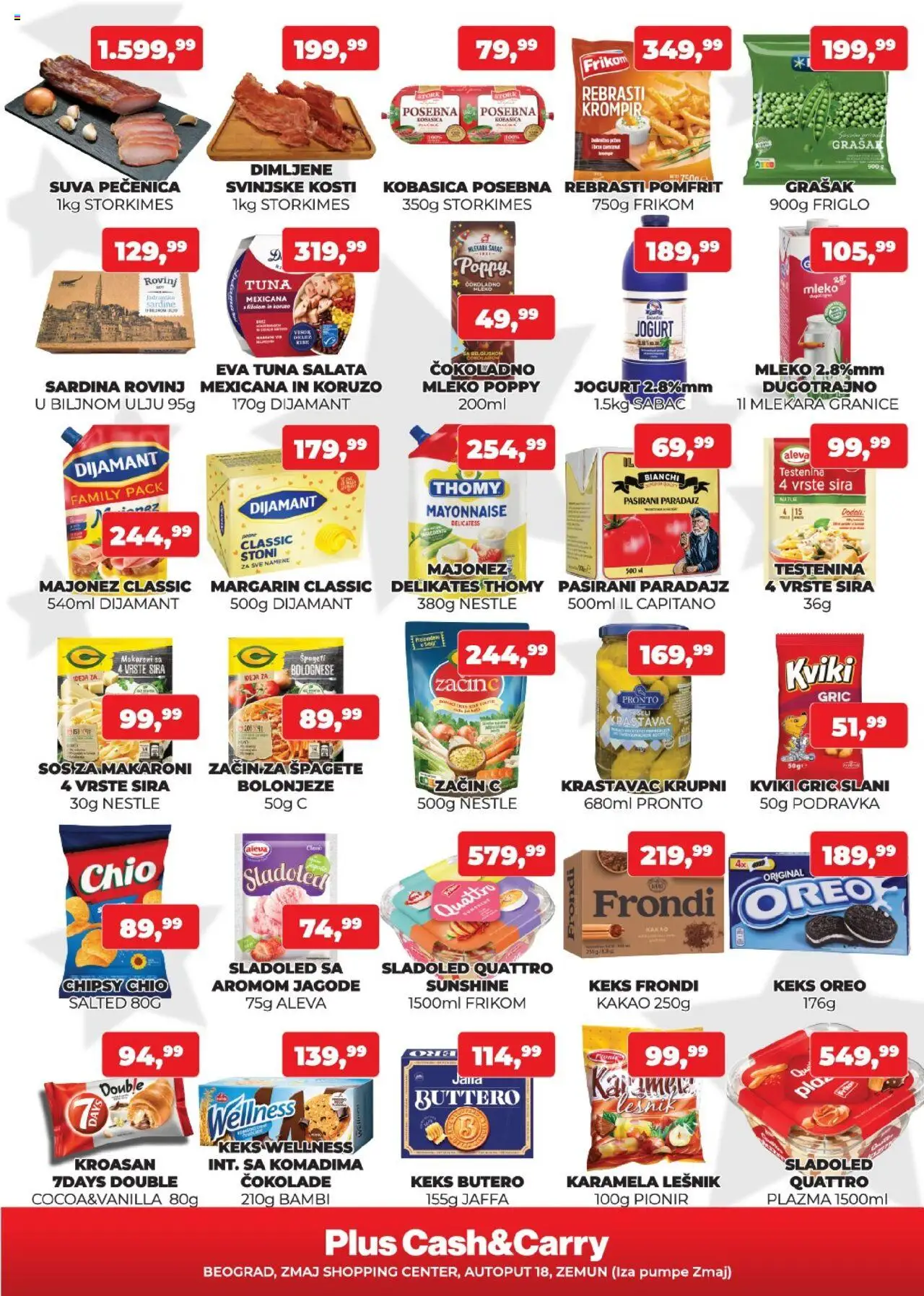 Plus Cash & Carry katalog - važi od 15.08.2025 | Strana: 2 | Proizvode: Čokoladno mleko, Sladoled, Salata, Pasirani paradajz