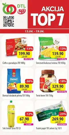 Senta Promet katalog Top 7 - pregled Senta Promet kataloga - važi od 13.04.2026