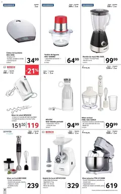 Ofertele Selgros valabile de la 28.11.2025 | Pagină: 4 | Produse: Mașină de tocat, Mixer, Cântar, Legume