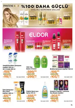 Migros Katalog - Migroskop - 11.09.2025 tarihinden itibaren geçerlidir | Sayfa: 91 | Ürünler: Şampuan, Saç Kremi, Maske
