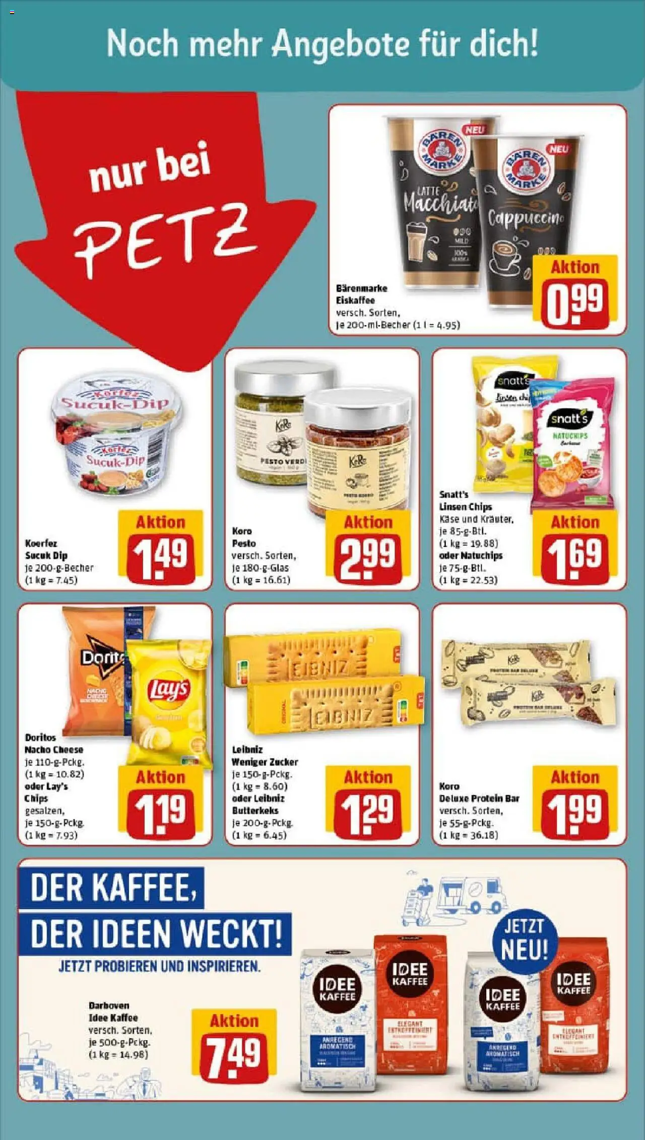 Rewe prospekt Neunkirchen	 - gültig ab dem 06.07.2025 | Seite: 14 | Produkte: Idee kaffee, Käse, Zucker, Chips