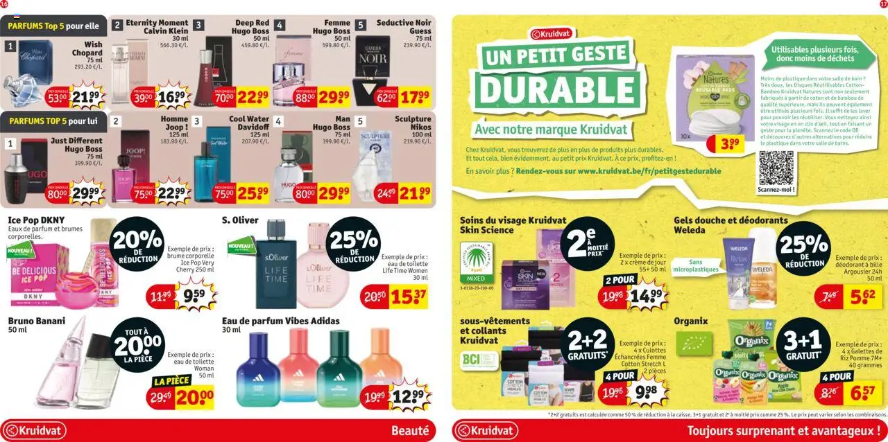 {H1} | Pagina: 9 | Producten: La, Douche, Eau de toilette, Crème