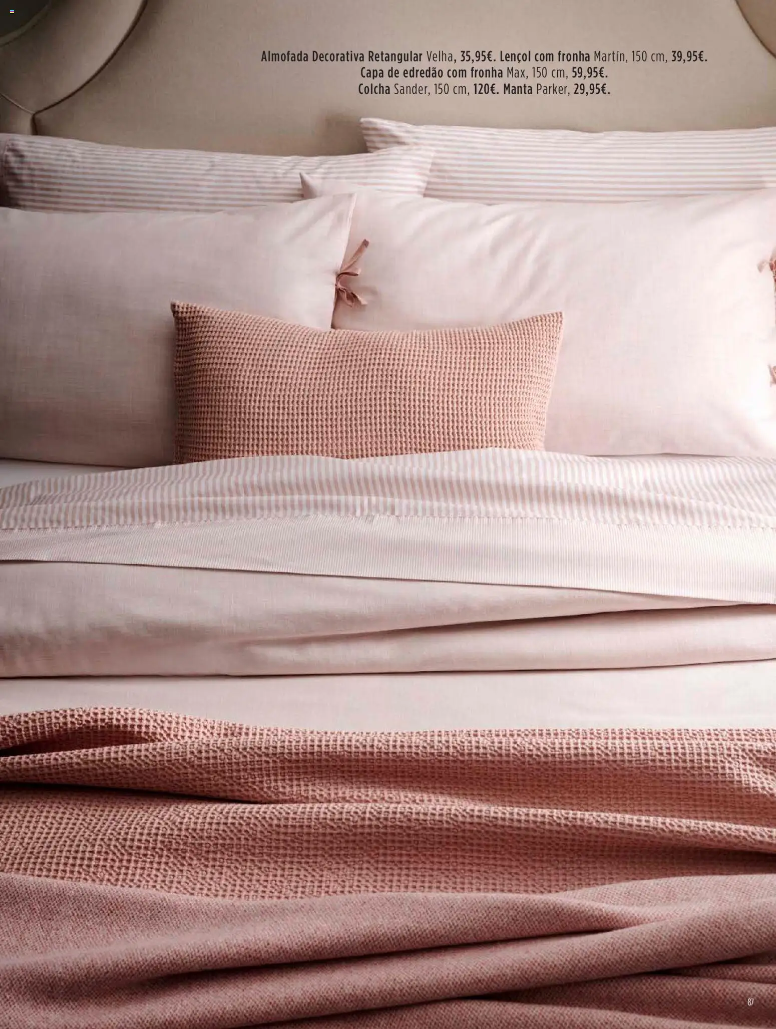 El Corte Ingles Decora │ válido de 23.10.2025 | Página: 87 | Produtos: Fronha, Lençol, Almofada, Colcha