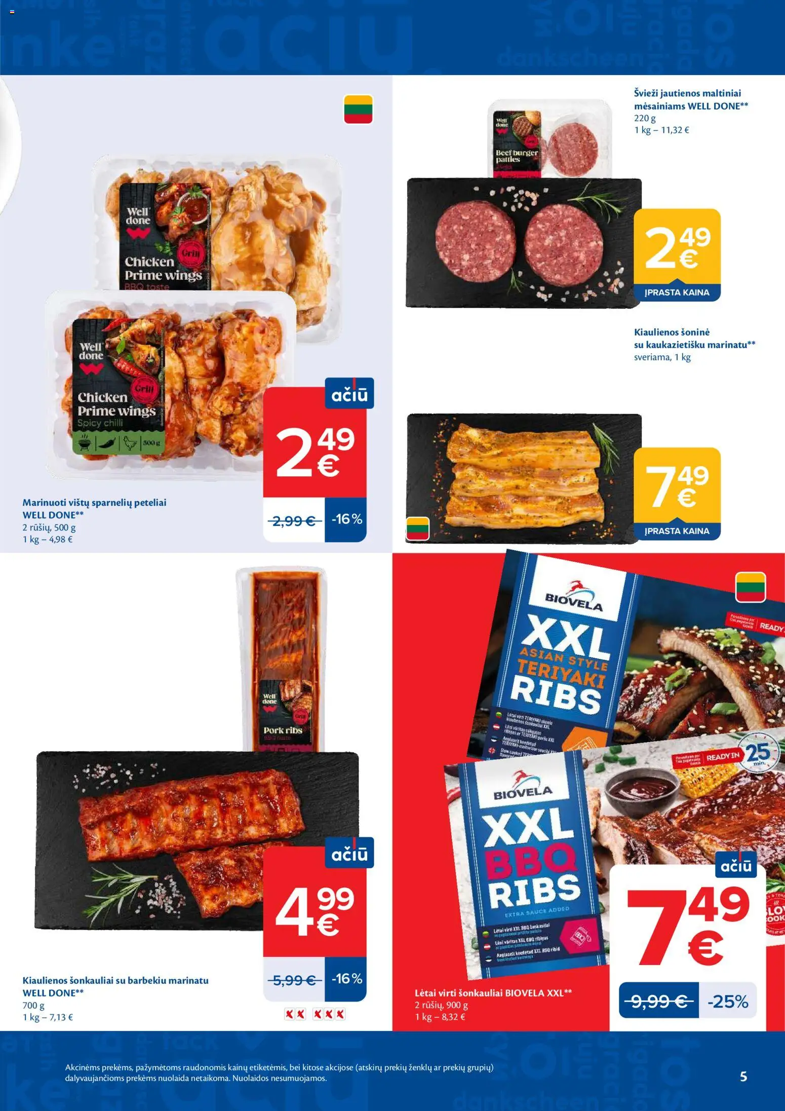MAXIMA akcijos nuo 21.04.2026 | Puslapis: 5 | Prekių: Kiaulienos, Jautienos