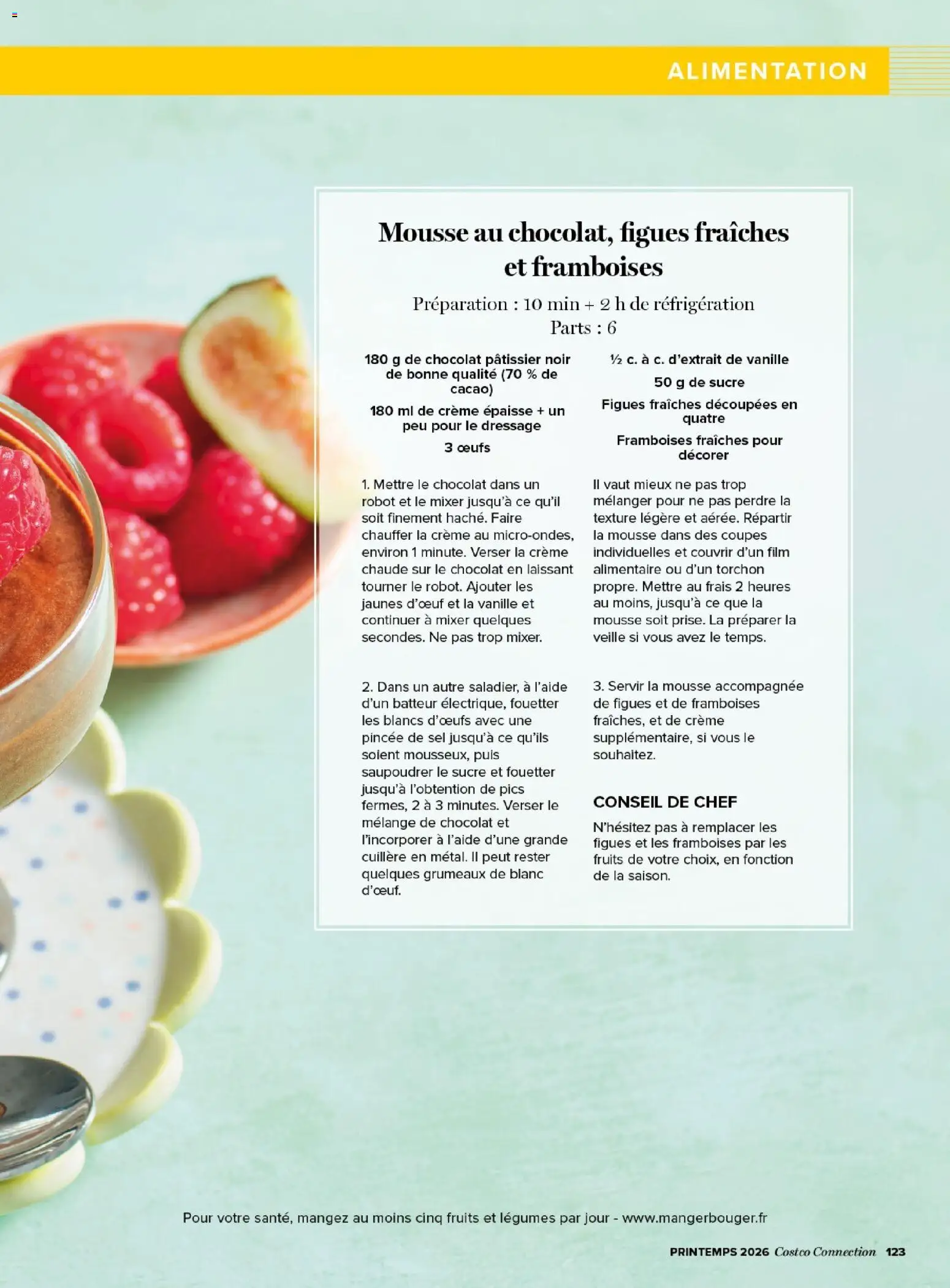 {H1} | Page: 123 | Produits: Sucre, Sel, Chocolat, Crème