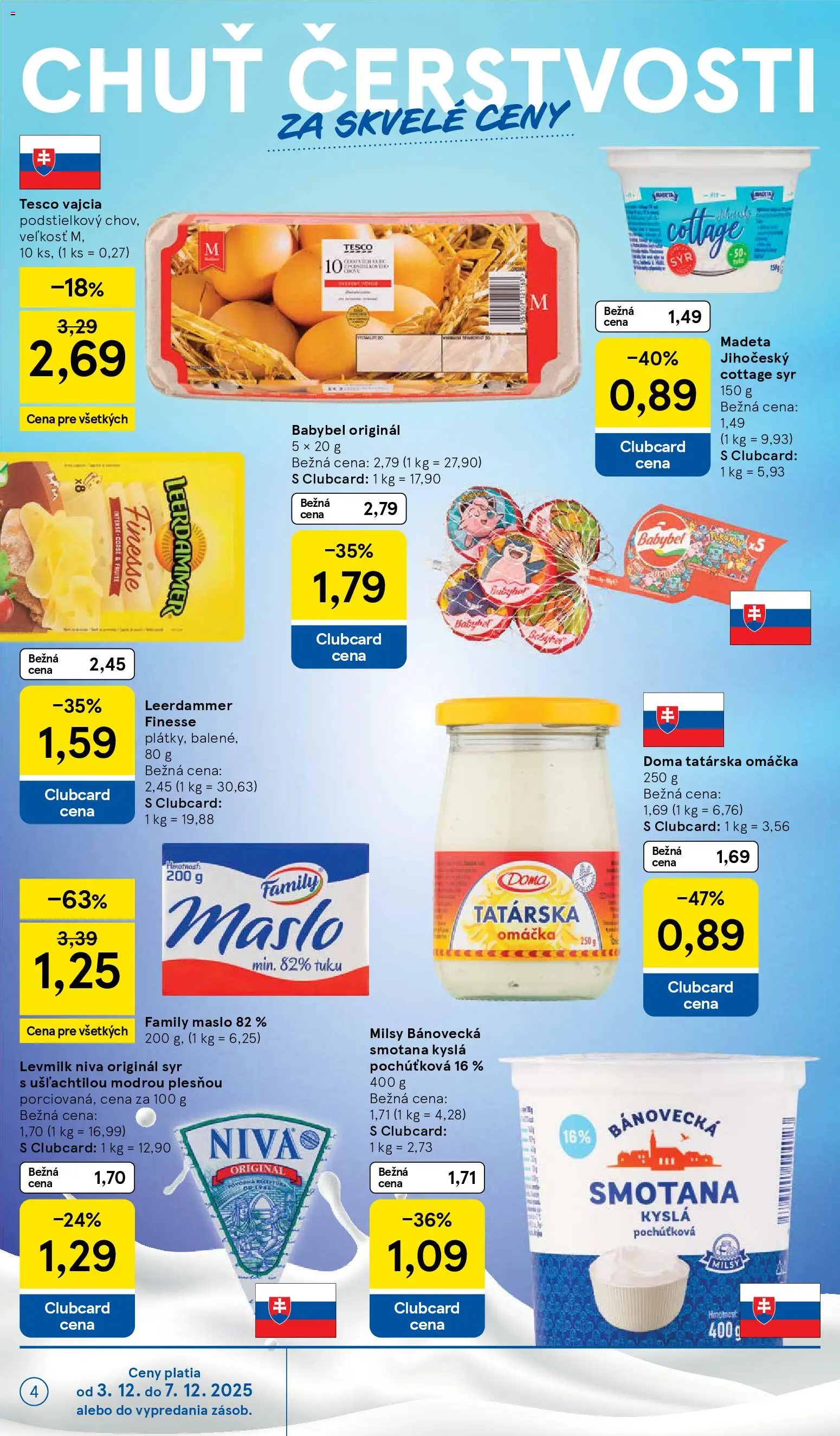 Nové Tesco akcie – leták je platný od 03.12.2025 | Strana: 4